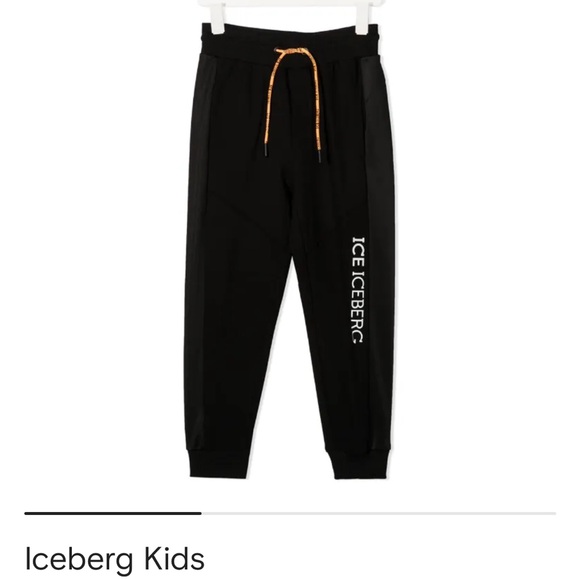 Ice Iceberg Kids Tee in Black with Orange Accents - Picture 5 of 5